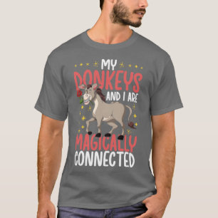 Farmer Funny Farming Farm Animal Donkey T-Shirt