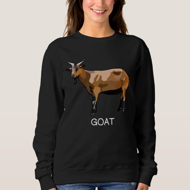 Farmer Goat Farm Animal Sweatshirt (Front)