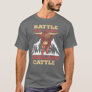 Farmer Highland Cow Breeder Highland Cattle T-Shirt