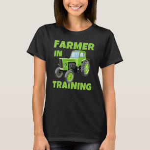 Farmer In Training Tractors Driver  Strongman Vehi T-Shirt