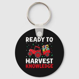 Farmer Kids Ck To School Teacher Farming Tractor 1 Key Ring