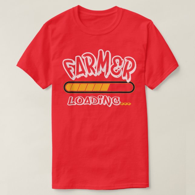 Farmer Loading Future Farming  T-Shirt (Design Front)