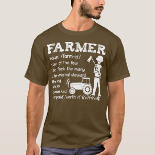 Farmer One Of Few Who Feeds The Many Farming Ranch T-Shirt