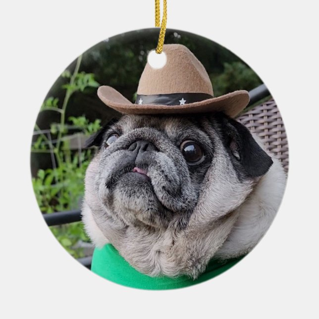 Farmer Pickles Ornament (Front)