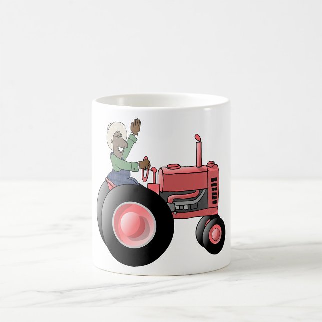 Farmer Riding A Tractor Coffee Mug (Creator Uploaded)