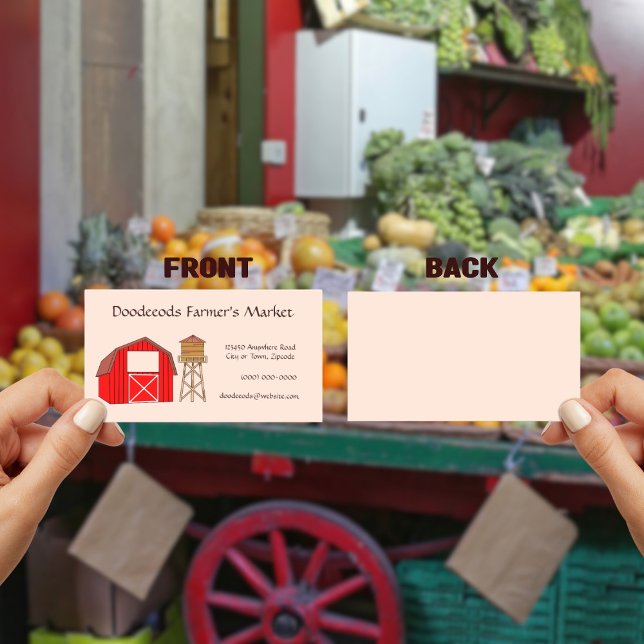 Farmer’s Market Business Card (Creator Uploaded)