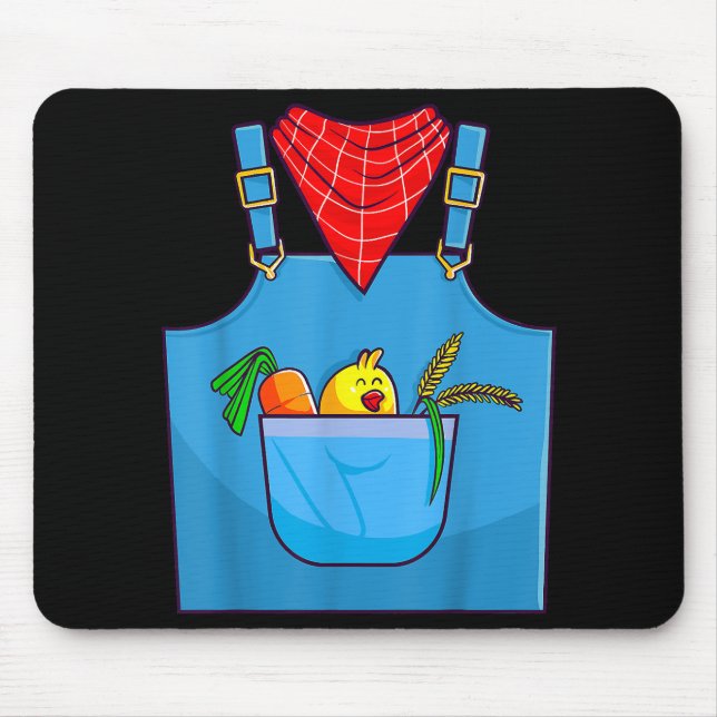 Farmer Simple Cute Farm  Mouse Pad (Front)