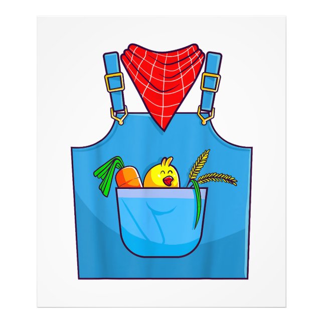 Farmer Simple Cute Farm  Photo Print (Front)
