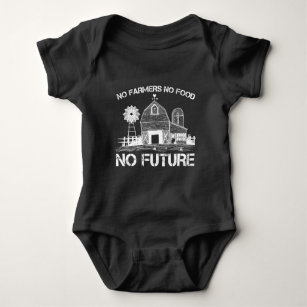 Farmer Support Proud Agriculture Food Farming Baby Bodysuit