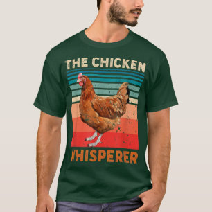 Farmer The Chicken Whisperer Retro Vintage Farming T-Shirt