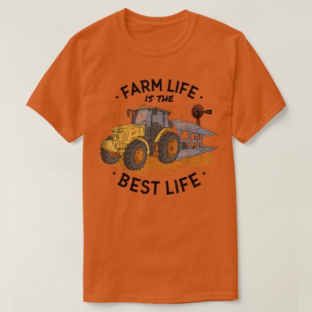 Farmer Tractor Driver  Farm funny  T-Shirt (Design Front)