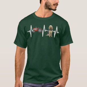 Farmer Tractor Otterhound Heartbeat Dog Lover T-Shirt