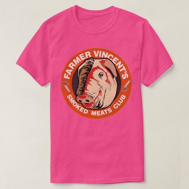 Farmer Vincents Smoked Meats Club T-Shirt (Design Front)