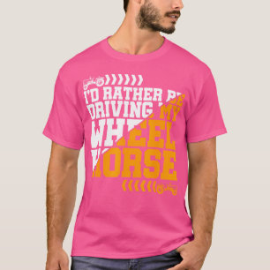 Farmer Wheel Horse Farming Tractor T-Shirt