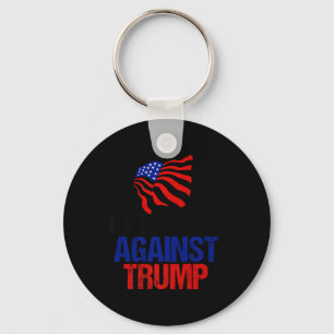 Farmers Against Trump Anti Donald Trump American F Key Ring
