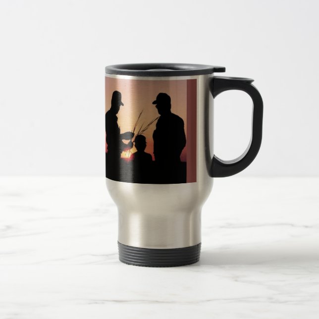 Farmers and Sunset Travel Mug (Right)