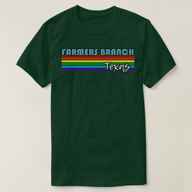 Farmers Branch Texas Pride  Farmers Branch LGBT Gi T-Shirt (Design Front)