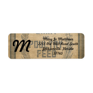 Farmers Dairy Poultry Feed Sack Burlap