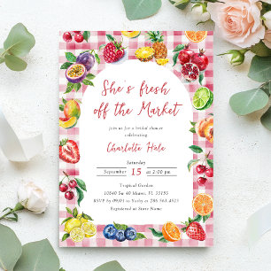 Farmers Fresh off Market Bridal Shower Invitation