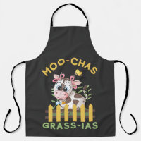 Farmers Heifer Cow Farm Girl Moo-chas Grass-ias