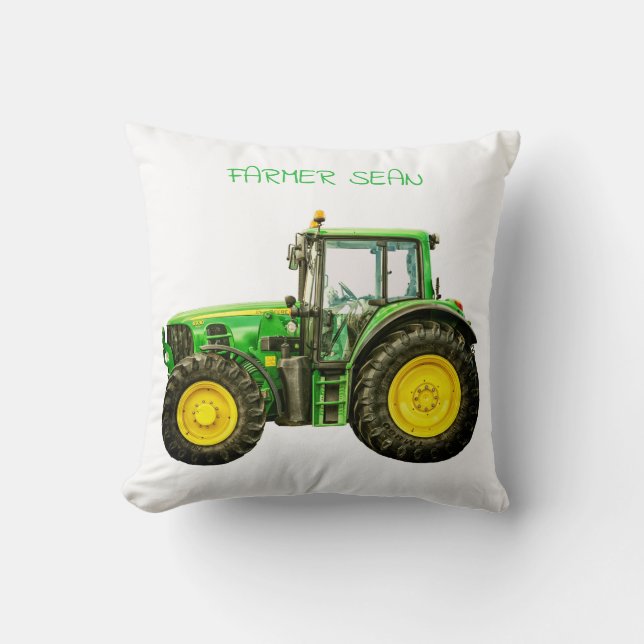 Farmers John Deere Tractor Cushion (Front)