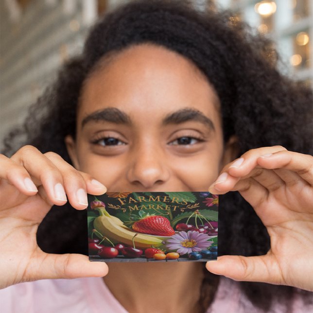 Farmers Market (A) Business Card (Creator Uploaded)