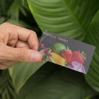Farmers Market (A) Business Card