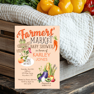 Farmers Market Baby Shower Invitation