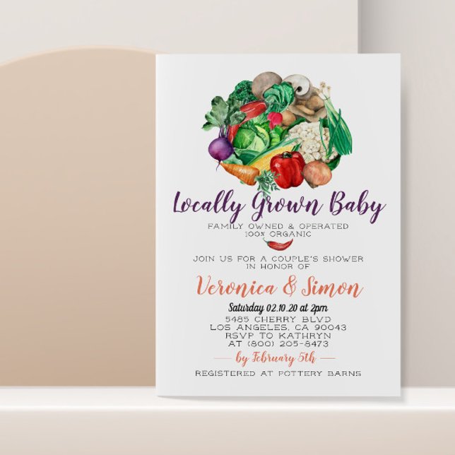 Farmer's Market Baby Shower Invitation (Creator Uploaded)