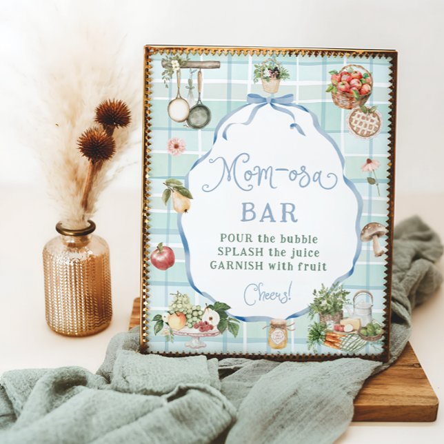 Farmers Market Baby Shower Mum-osa Bar Poster (Creator Uploaded)