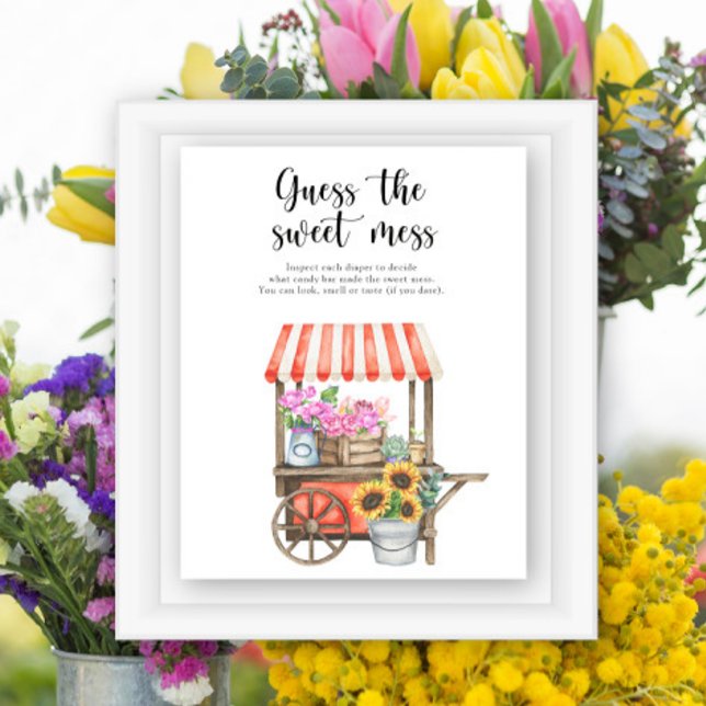 farmers market baby shower - sweet mess poster (Creator Uploaded)