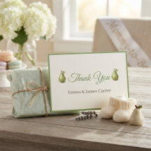 Farmers Market Baby Shower Thank You Cards Set