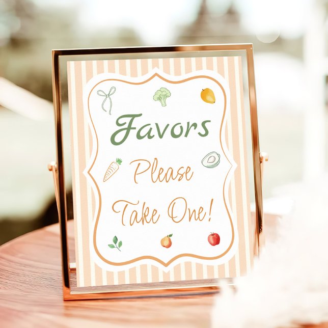 Farmers Market Bridal Shower Party Favour Poster (Creator Uploaded)