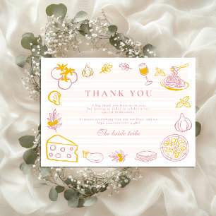 Farmers Market Bridal Shower Thank You Card
