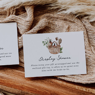 Farmers Market Bridal Shower Unwrapped Gift Enclosure Card