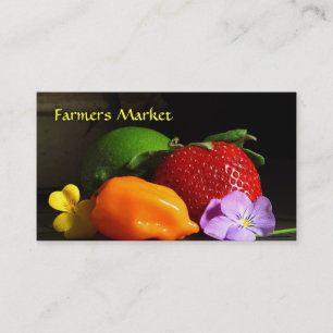 Farmers Market Business Card Template