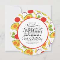 Farmers Market Carrots Vegetables Pattern 