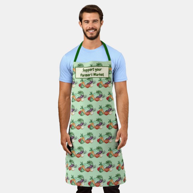 Farmer's Market Custom Apron (Worn)
