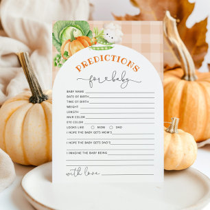 Farmers market fall pumpkin predictions for baby