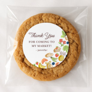 Farmers Market Farm Fresh Birthday Classic Round Sticker