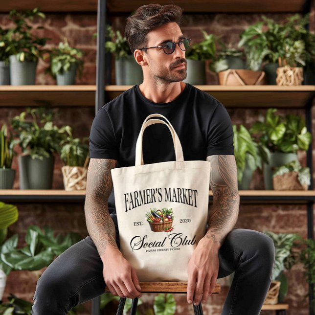 Farmers Market Fresh Food Tote Bag (Creator Uploaded)