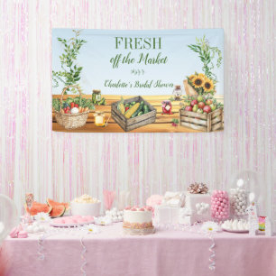 Farmers Market, Fresh off the Market Bridal Shower Banner