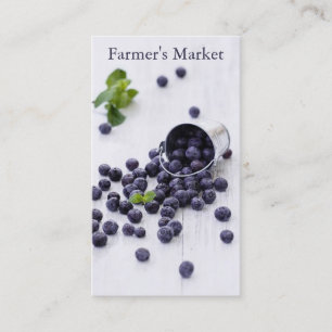 Farmer's Market Fruit Theme Business Card