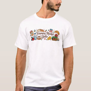 Farmers Market Girlie Girly Trendy Aesthetic Local T-Shirt