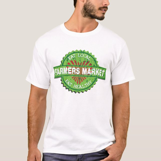 Farmers Market Heart T-Shirt (Front)