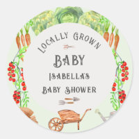 Farmers Market Locally Grown Baby Shower 