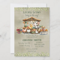 Farmers Market Locally Grown Baby Shower