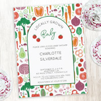 Farmers Market Locally Grown Baby Shower
