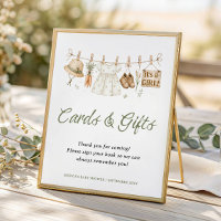 Farmers Market Locally Grown card gift baby shower