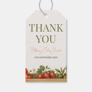 Farmers Market Minimalist Baby Shower Gift Tags